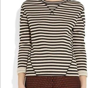 MARC JACOBS preloved Striped Black and White Crew Neck Size Small - very good
